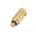 thumbnail image 4 of Brass Misting Nozzle - 3/16" Threaded 0.2mm Orifice Dia Fogging Spray Head for Outdoor Cooling System - 5 Pcs Golden, 4 of 4