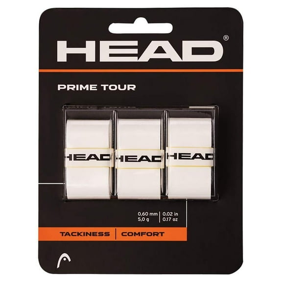 Prime Tour Tennis Overgrip 3-Pack White