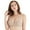 Khaki, variant on Low Cut Bra for Women Deep V Underwear Bralette Crop Top Female Push Up Brassiere Blue,S