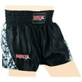 thumbnail image 3 of Men Boxing Shorts MMA Mauy Thai Training Fitness Gym Cage Fight Kickboxing Trunks Clothing Black/Grey XX-Large, 3 of 8