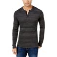 thumbnail image 1 of GUESS Camiseta Henley Waffle para Hombre, Negro, XX-Large Guess henley, 1 of 1