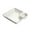 White, variant on Chip Dip Serving Platter, Multi Reusable Dip Tray, Plastic Dumpling Plates with Sauce Compartment, Square Serving Dish Sushi Plates, Small Dip Tray for Appetizer, Charcuterie, Orange