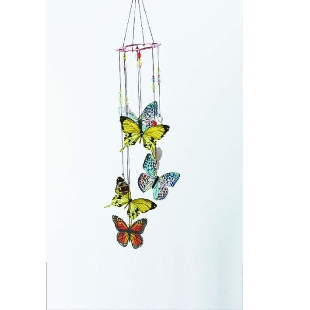 Spoontiques Butterfly Handpainted Metal Chime