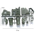 thumbnail image 2 of Fence Ruins Kit Military Scene Accessories Toy for Playtime Olive Green Educational Toy 1 Set, 2 of 2