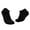 A-Black297, variant on Women Socks 3A Antibacterial Odor Resistant Ankle Socks Sweat Absorb Non Daily Footwear