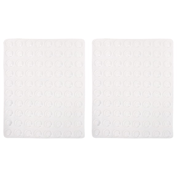 KALLORY Cabinet Bumper Pads White 160Pack 0.3X0.3X0.07In