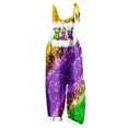 thumbnail image 2 of Fankiway Combinaison Pantalon Décontractée Sans Manches d'Été à Imprimé Mardi Gras pour Femme, Dos Nu, Pantalon Combinaison, Pantalon pour Femmes en Liquidation, Pantalon pour Femmes à Jambe Grand, 2 of 5