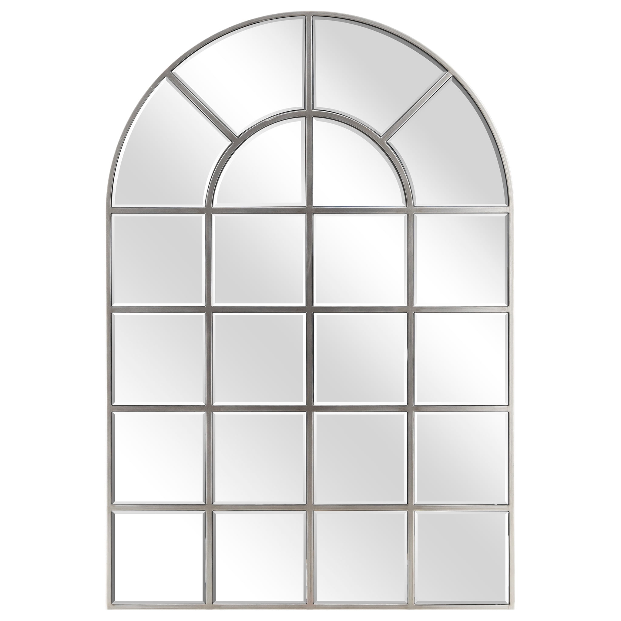 Empire Art Direct Arch Window Pane Mirror Wall Floor Mirror, 30" x 44