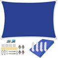 thumbnail image 1 of Toldo de vela parasol impermeable, bloque UV rectangular, refugio solar para jardín al aire libre, Patio, patio trasero, toldo de terraza, pantalla de privacidad, 1 of 4