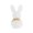 B, variant on LanChuBo Charming Easter Bunny Wooden Ornament, Popular Festival Home Decor Craft for Spring Party Decorations