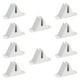 thumbnail image 3 of 10 pies de valla antideslizantes para perros, soporte para puerta de interior, puerta triangular para perros blanco, 3 of 9