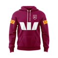 thumbnail image 1 of 2024  QLD Maroons QLO Mens Hoodies Home/Training  Jacket RUGBY JERSEY, 1 of 7