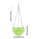 thumbnail image 3 of CaiYueKe Self Watering Hanging Planter with Drainage Holes and Chain, Plastic Plant Pots for Indoor Outdoor Garden, Flower Pot Container for Succulents Herbs, 3 of 7