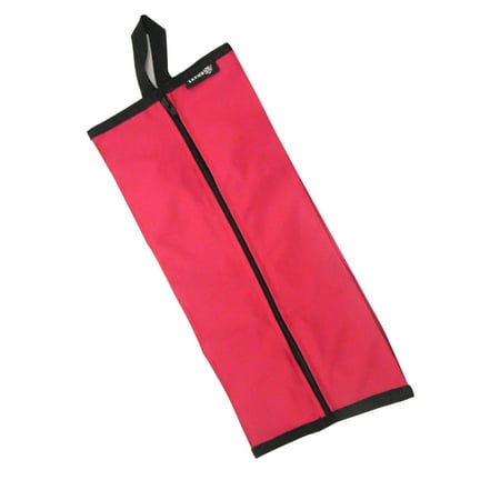- TrendBox Magenta Waterproof Shoes Bag Nylon Zipper Closure Portable For Outdoor Activities Travel Organizers Storage