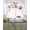 White, variant on Colorful Tulips Floral Swag Valances for Windows, Small Curtains Drapes, Modern Art Watercolor Pastoral Kitchen Window Curtains Over Sink Window Treatment Valance for Bedroom/Bathroom 56"x36"