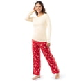 thumbnail image 5 of Fruit of the Loom Christmas Holiday Family Matching Fleece Pajama Sleep Sets, Sizes XS-3XL, 5 of 12