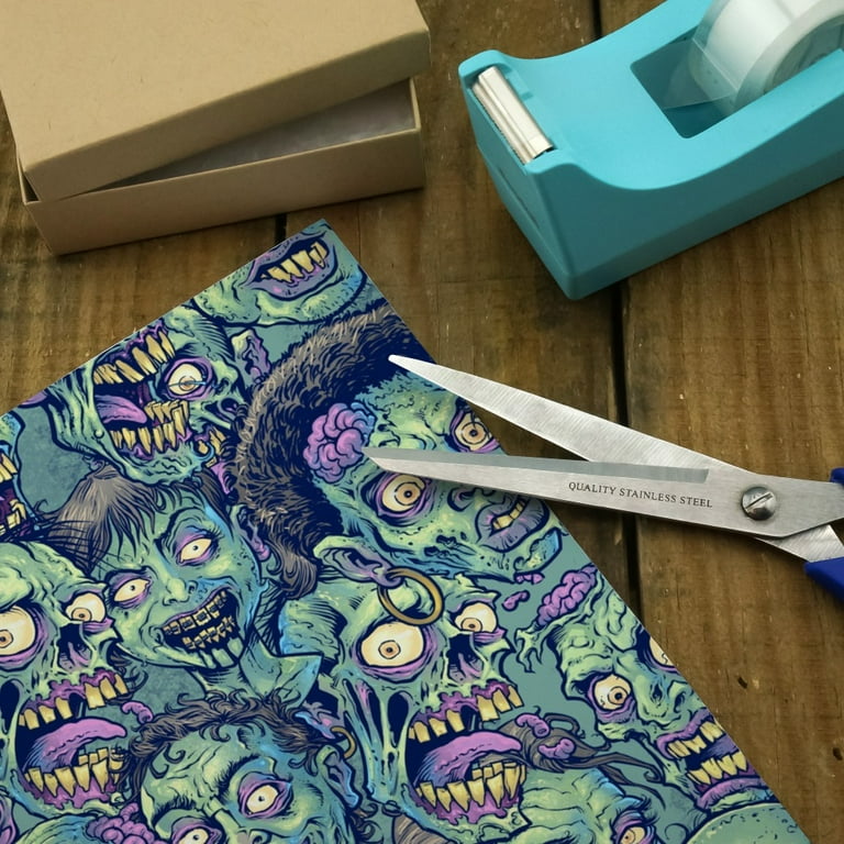 Zombie cheap gift wrap