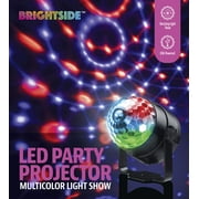BrightSide Multicolor LED Disco Party Projector, Rotating Light Show, USB-Powered