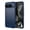 Navy, variant on Rosebono Compatible With Google Pixel 9 / Pixel 9 Pro Carbon Fiber Texture Pattern TPU Case (Navy)
