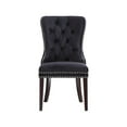 thumbnail image 5 of Meridian Furniture Nikki 19.5"H Velvet Dining Chair in Black (Set of 2), 5 of 6