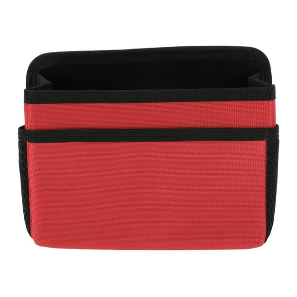 Bote de basura para automóvil Unique Bargains, colgante en la parte trasera de las puertas del automóvil, 1 Pcs Rojo
