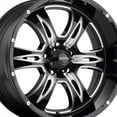 thumbnail image 4 of 20x10 Ultra 249BM Predator II Gloss Black & Milled Wheel 5x5 (-25mm), 4 of 5