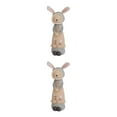 thumbnail image 2 of maskred Statue Charmante de Rabbit Figurines Sculpture d'Animaux Artisanat Cadeau de Mariage Femme 8.5x23.5cm 2ensemble, 2 of 6