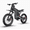 Gray, variant on RIXOC GT60 Electric Dirt Bike for Adults,3000W Peak Motor up to 40MPH,60V 35AH Battery up to 75Miles,19"/1.6" Fat Tire Full Suspension E-Mountain Bike,APP Control,UL2849