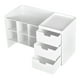 thumbnail image 3 of Set de 2 Organizadores de Escritorio Minimalistas LITEM | PVC Resistente con 6 Compartimentos y 3 Cajones | Color Blanco | Diseño Moderno y Funcional Blanco, 3 of 5