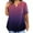 #015-Purple Pink, variant on TQWQT Womens Plus Size Tops Summer Casual Cute Tee Shirt V Neck Short Sleeve Floral Graphic T-Shirt 4x-5x Tunics Blouses with Pocket Royal Blue 5XL