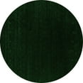 thumbnail image 1 of Ahgly Company Indoor Round Abstract Green Contemporary Area Rugs, 8' Round, 1 of 1