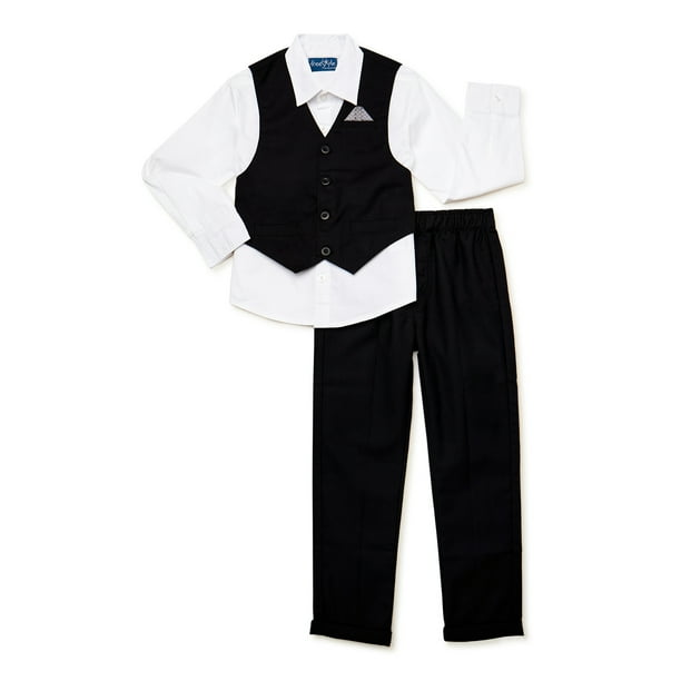 Freestyle Revolution Boys Dress Shirt, Vest, & Pant Outfit Set, 3Piece