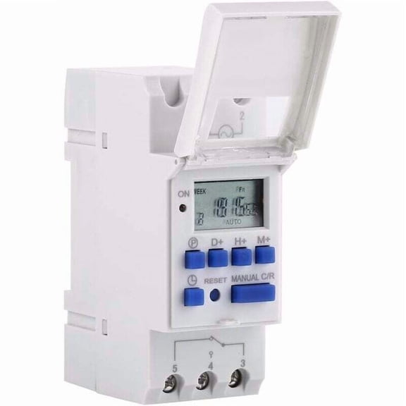 LCD Timer Weekly Electric Time Programmer Digital Timer Switch 15A(220V)..