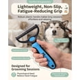 thumbnail image 6 of 3-in-1 Professional Pet Grooming Brush for Dogs & Cats – Dematting Comb, Undercoat Rake & Deshedding Tool for Long & Short Hair, Heavy Shedding & Matted Fur (Orange), 6 of 8