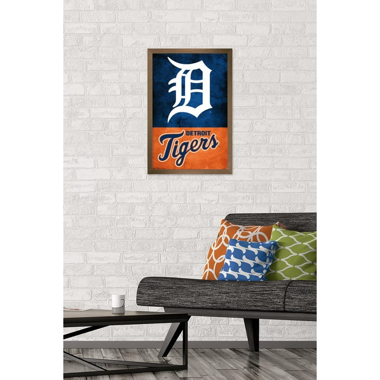 Fan Creations Detroit Tigers On Wood Print