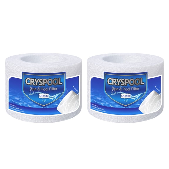 CRYSPOOL Spa Filter Compatible with FC-2812, Sundance 6540-502, Throwaway Absorbtion Filter, 2 Pack