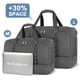 thumbnail image 3 of Bolsa deportiva ETRONIK, bolsa de viaje grande con compartimento para zapatos, 55 L, color gris, 3 of 7