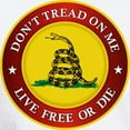 thumbnail image 4 of CafePress - Dtom Gadsden Flag (Logo) Dark T Shirt - Men's Classic T-Shirts, 4 of 5