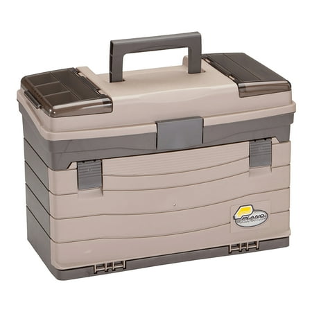 Plano Fishing Guide Series 4-Drawer Tackle Box Graphite/ Sandstone