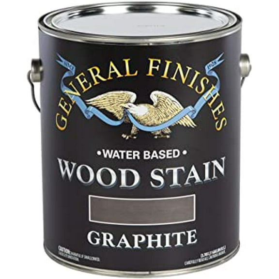 General Finishes Water Base Stain Graphite 1 Gallon