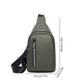 thumbnail image 3 of Crossbody Bag for Womens Mens Multipurpose Sling Bags Chest Shoulder T Sling Purse Strap Travel Bag with Earphone Hole, 3 of 8