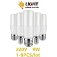 thumbnail image 2 of Bombilla Led de columna para decoración del hogar, lámpara superbrillante de 1 a 8 piezas Bar, T37, C37, 9w, AC220-240V, E27, E14, 3000K, 4000K, 6000K, para dormitorio y oficina, 2 of 4