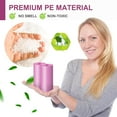 thumbnail image 4 of Charmount Small Trash Bags - Bathroom Trash Bags 4 Gallon Trash Can Liners, Unscented,240 Counts（Pink）, 4 of 6