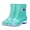Green, variant on IUJSOY Ankle Rain Boots for Women Short Boots Elastic Slip on Lightweight Comfortable Garden Outdoor Shoes