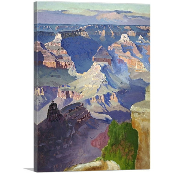 ARTCANVAS Grand Canyon Canvas Art Print by Gunnar Widforss - Size: 26" x 18" (0.75" Deep)
