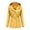 Yellow, variant on AOOCHASLIY Women Winter Coat Women’s Solid Rain Jacket Outdoor Jackets Hooded Raincoat Windproof