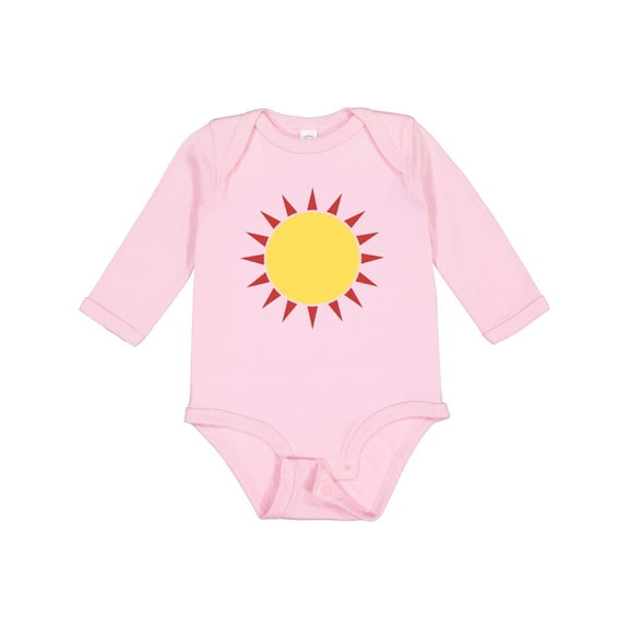 Inktastic Cute Sun Boys or Girls Long Sleeve Baby Bodysuit