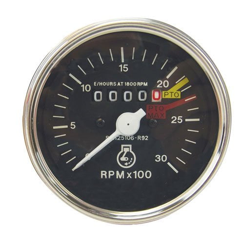 Tachometer Gauge fits International Hydro 84 454 464 484 485 574 584 674 684 784 785 884 885 2400 2500A 2500A 3121926R91 66455C1 3125106R92