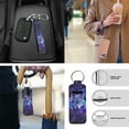 thumbnail image 6 of Yuyamidu Wolf Car Seat Cover Purple Galaxy Steering Wheel Cover Seatbelt Pads Auto Armrest Cover Coasters Lipstick Sleeve Pouch Keychain 13pcs Car Accessories Set, 6 of 6