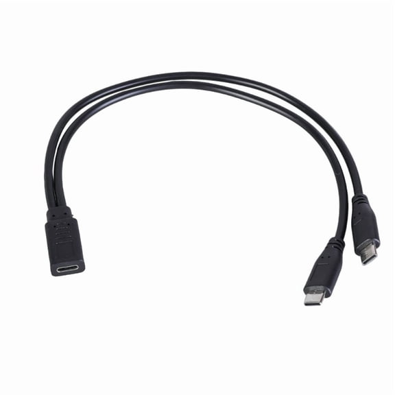 Multiple Device Charging Type C to Type C Splitter Cable for Phones and Accessor
